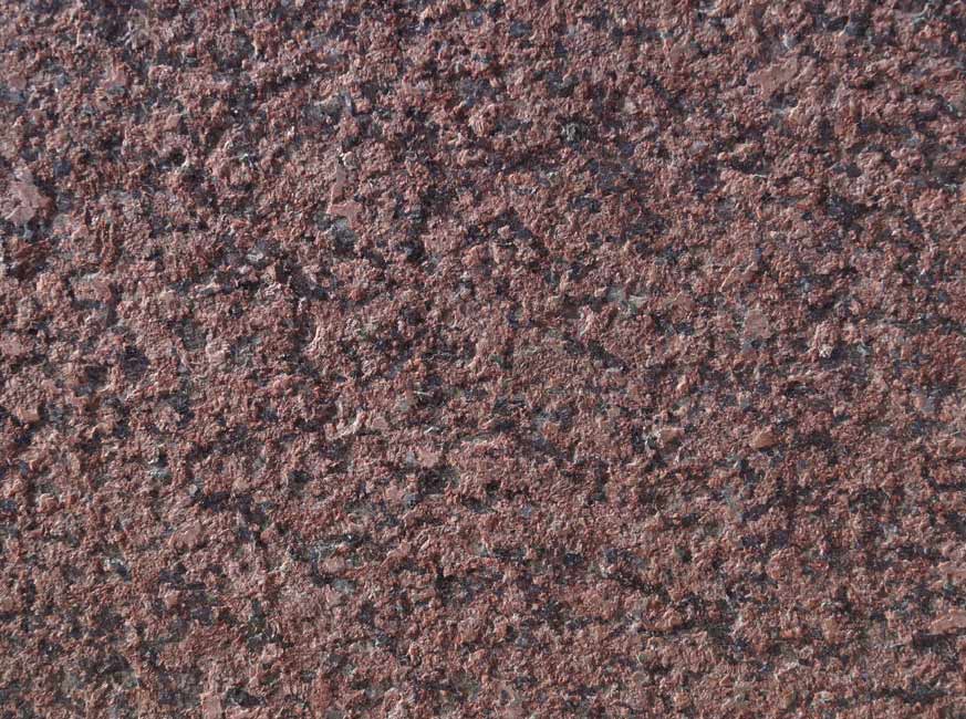 Плита мощения из гранита Imperial Red термообработанная